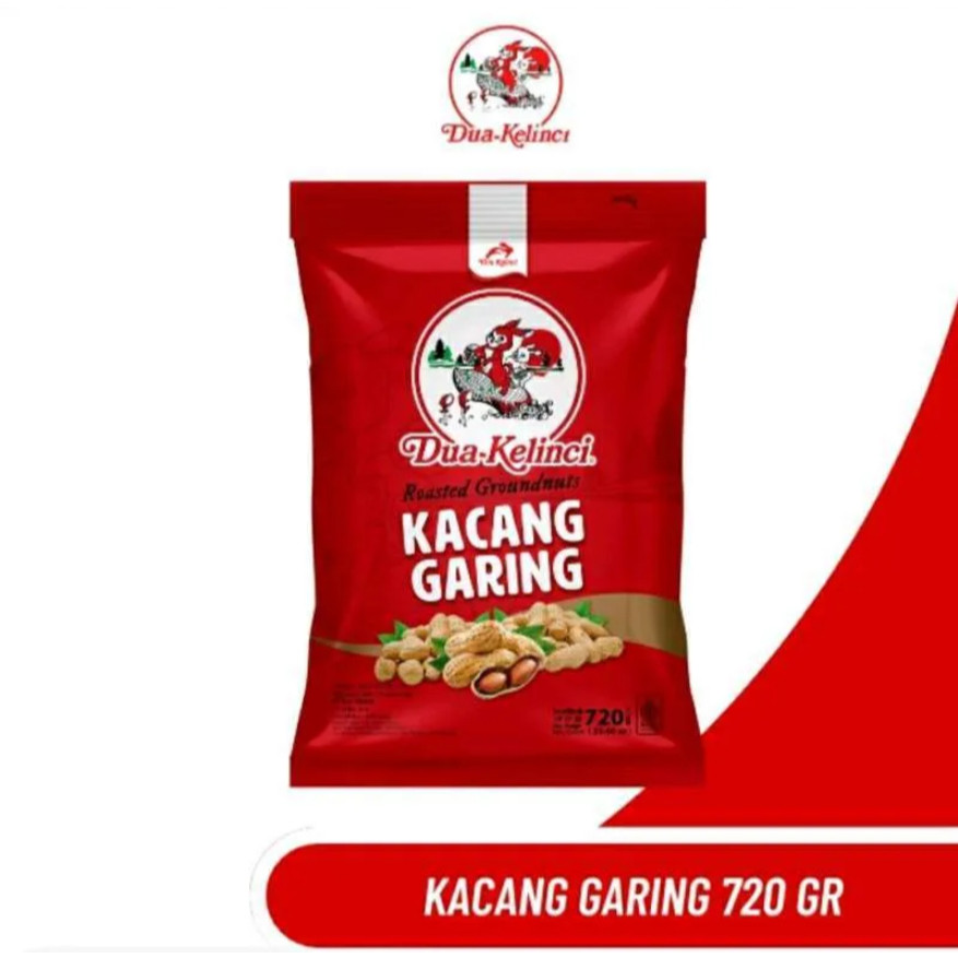 

Dua Kelinci Kacang Kulit Garing 720gram