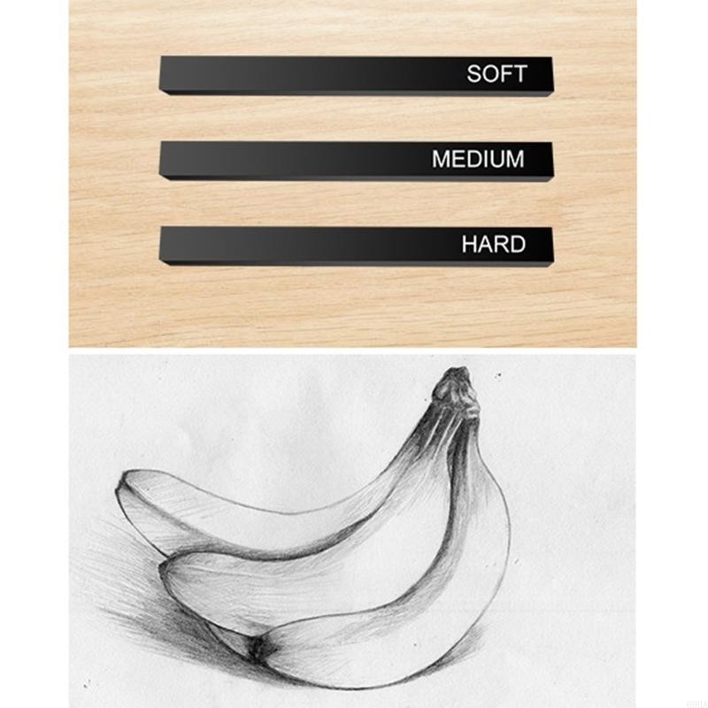 

Artist Compressed Charcoal Sticks Square Black Coal Sketch Art Supplies 6x 69HA