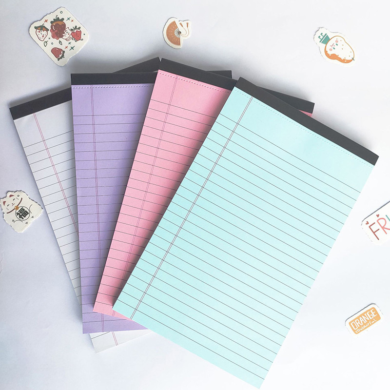 

Tearable Legal Pad Office Supplies Ink-proof Tear-off Pages Writing Sheet Paper Notepad Simple Lined Paper Scribbling Book