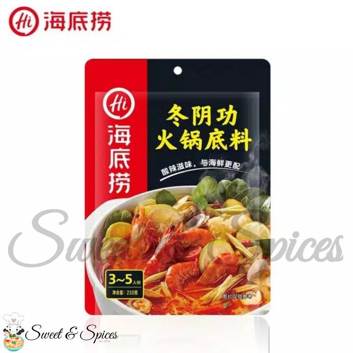 

[Promo]Best Seller Haidilao NEW Soursoup Hotpot Base ( Mala + Tomyum ) Hai Di Lao - 210gr