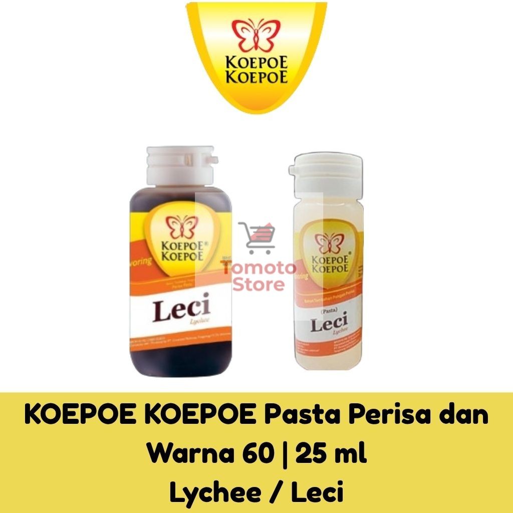 

✨ TOMOTOSTORE ✨ KOEPOE KOEPOE Pasta Perisa dan Warna Lychee / Leci