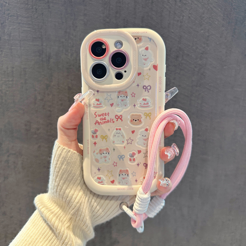 Untuk Case OPPO A16 A18 A3S A60 A5S A5 2020 A12 A38 A1K A92 A9 2020 A78 Reno 5F A7 A58 4G A74 4G A79