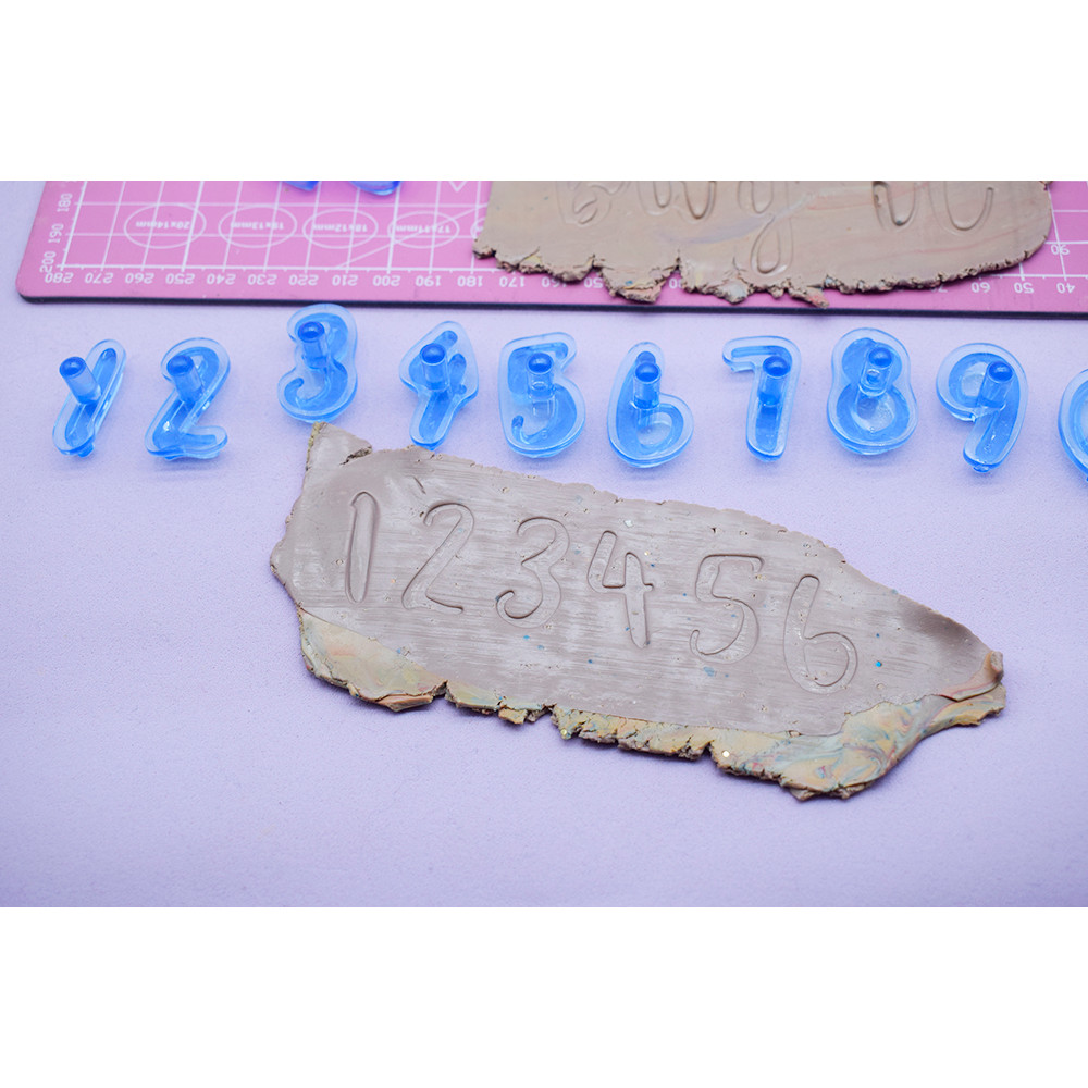 

Alphabet Letter Number Symbol Clay Stamp Diy Message Seal for Pottery Ceramic Polymer Clay Craft Modeling Hobby Tool Set