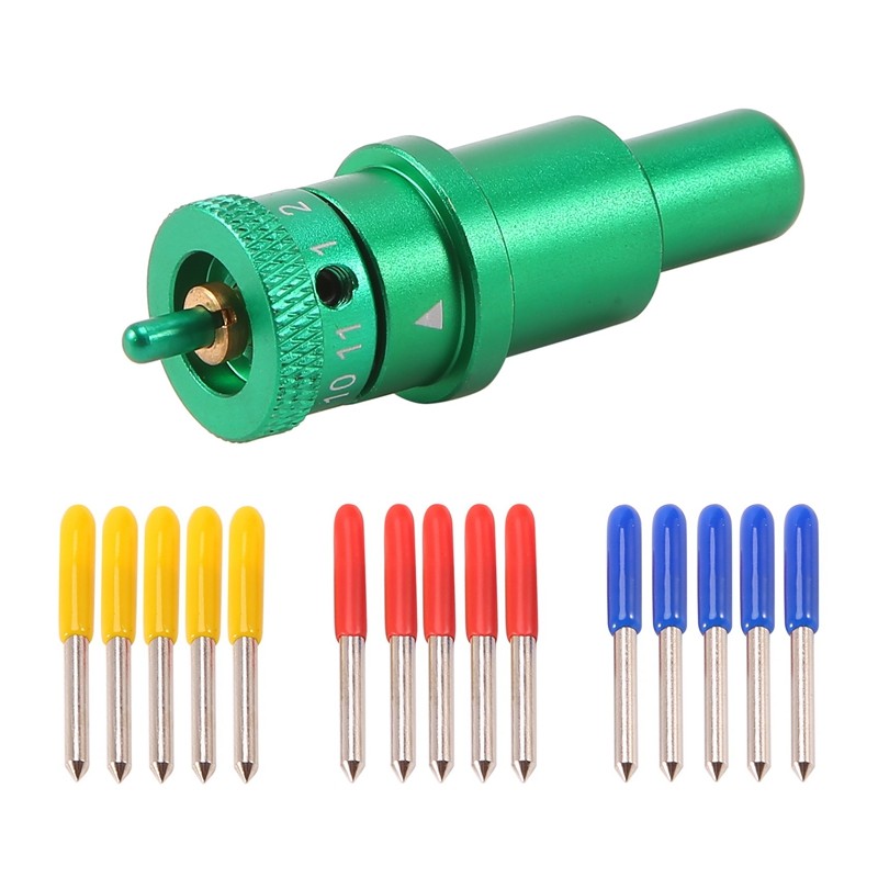 

30 45 60 Degree 15Pcs Plotter Blade Vinyl Cutter For Graphtec Silhouette Cameo 4 Plus Pro Portrait 3 With Blade Holder