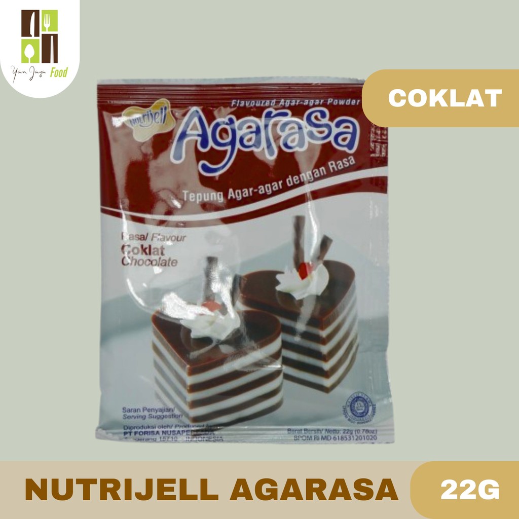 

Nutrijel Agarasa Coklat 22g- 1 PCS / Agar - Agar Coklat / Agarasa Rasa Coklat