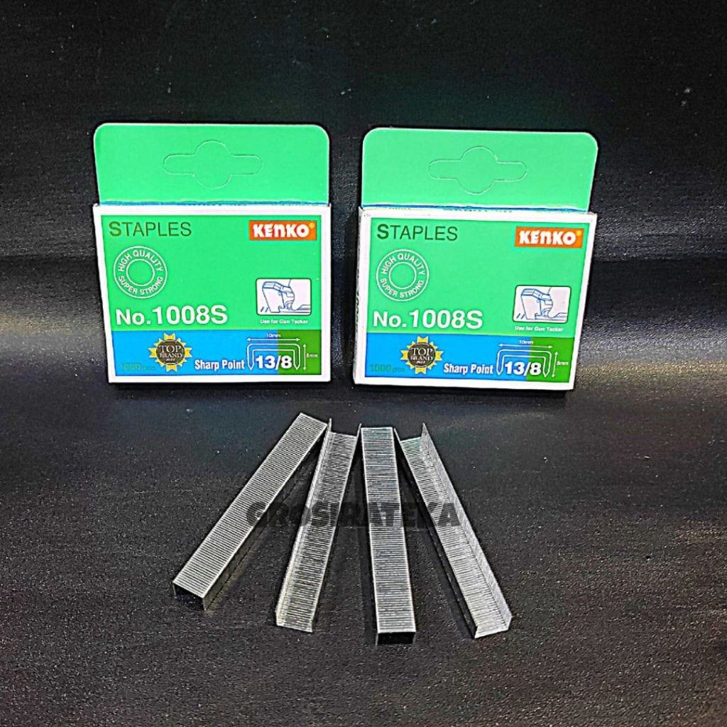

REFILL STAPLES, ISI STEPLES TEMBAK 1008S 3/8 KENKO