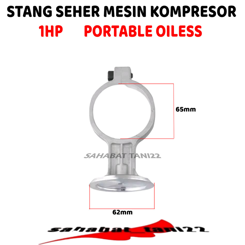 Stang Seher Kompresor Portable OILLES 1hp Stang seher kompresor Listrik 1HP
