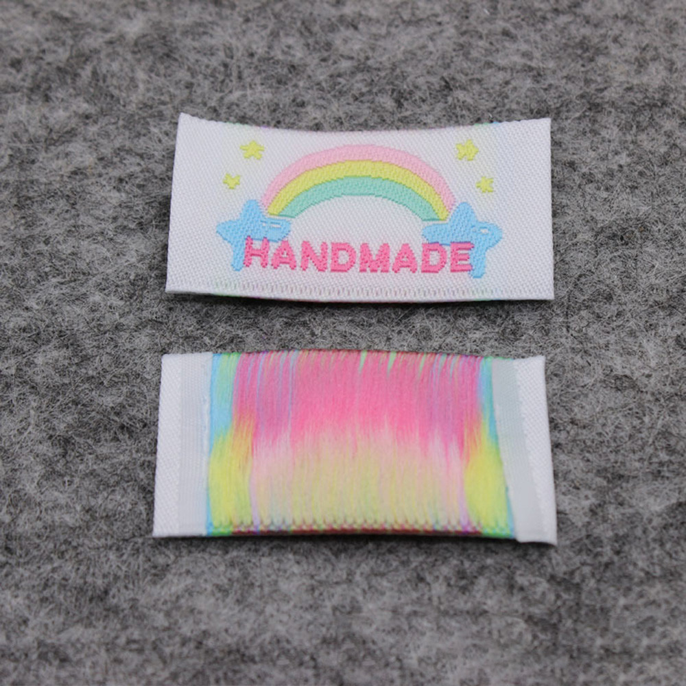 

25PC Pink Personality Handmade Cloth Label For Labels Accessories DIY Sewing Crafts Tags Bags Decor Accessories