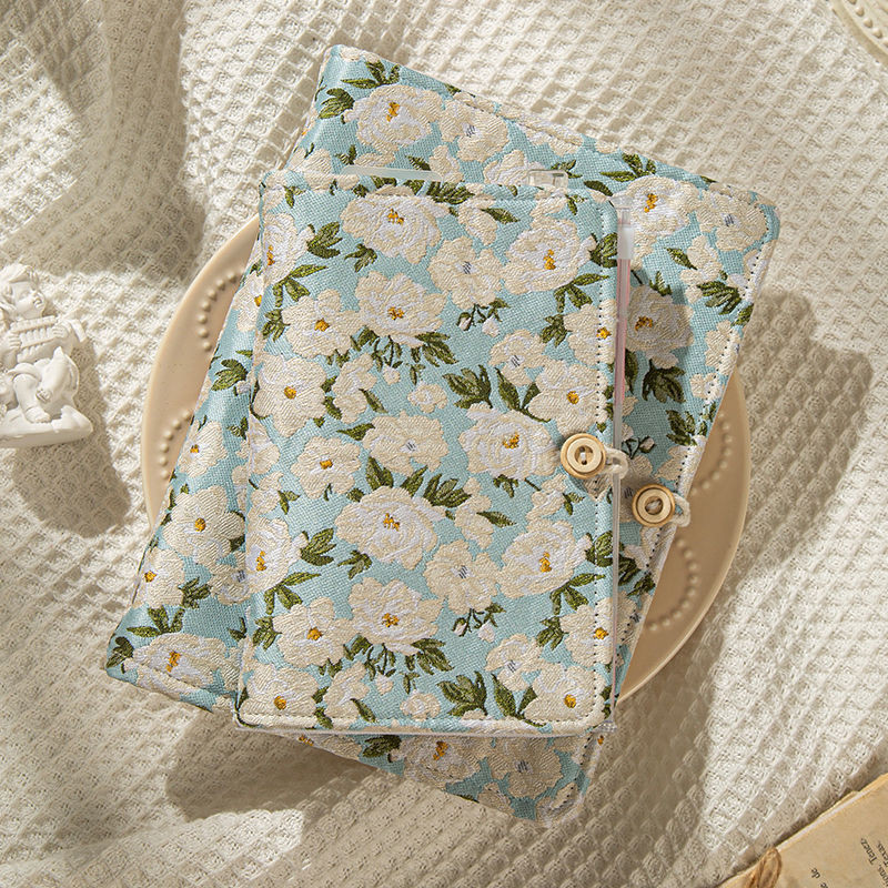 

High-value Fabric Surface Creative A6 (thickened 90 Sheets/180 Pages) Loose-leaf Notebook Literary Notebook Portable Disassembly