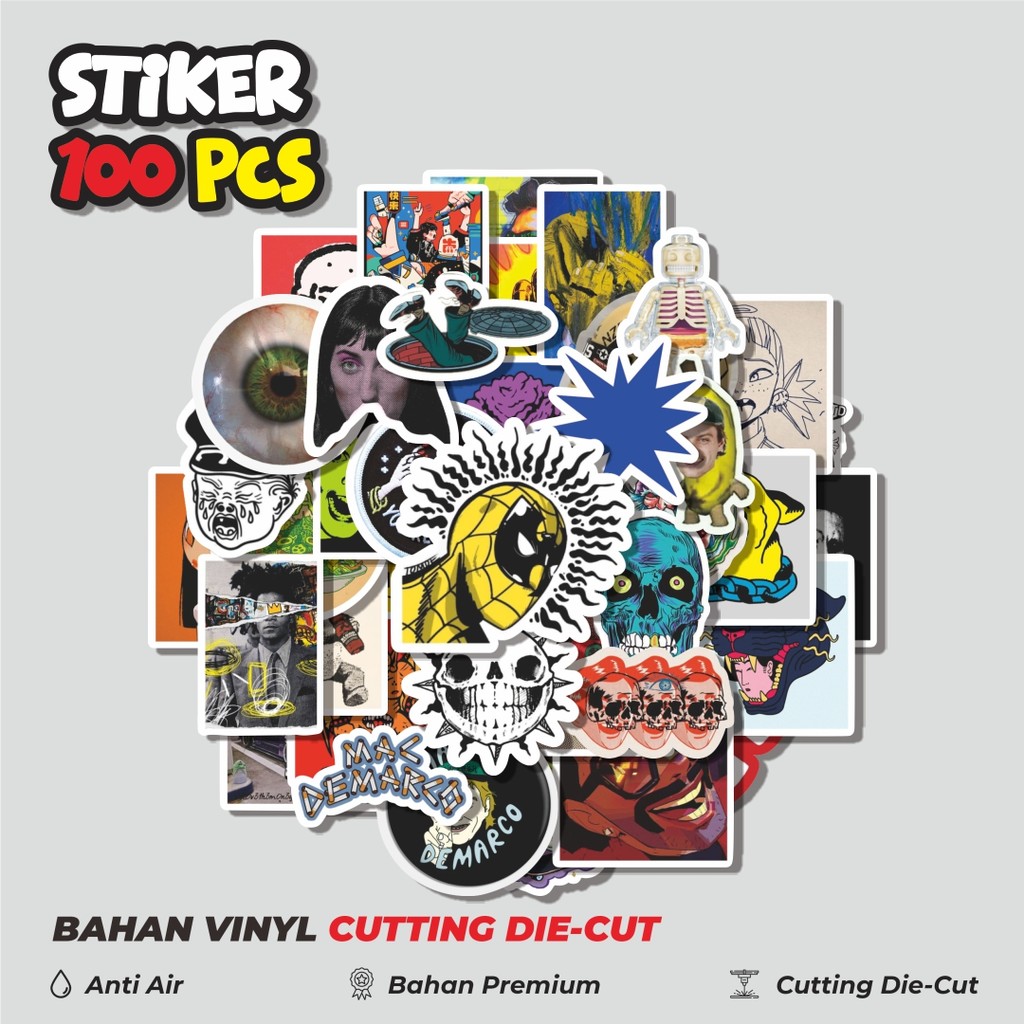 

Terbaru! 50 pcs Stiker Random V5 Dekorasi Lucu Kreatif untuk Notebook, Skateboard, HP