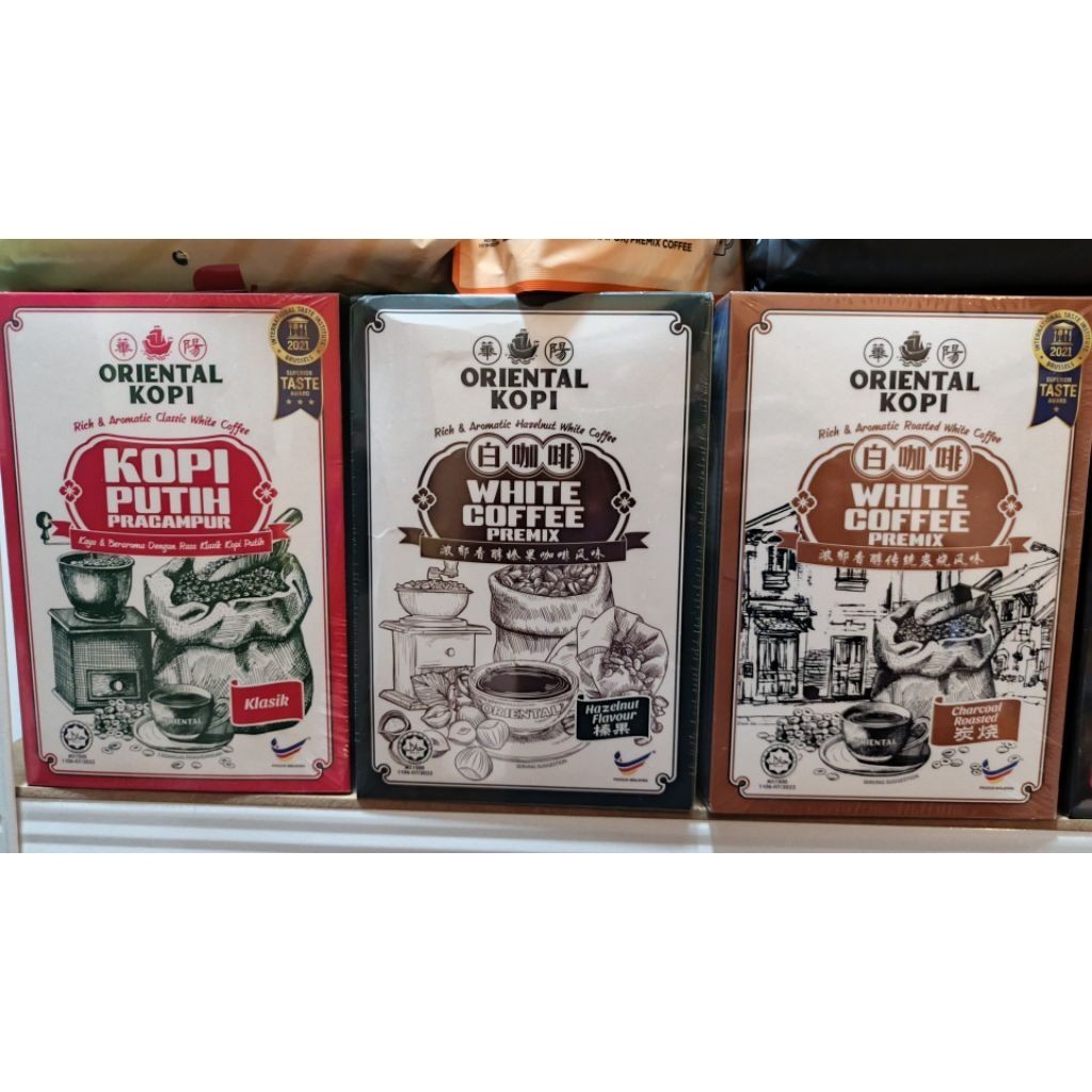 

Nescafe Kopi O. Nescafe Hazelnut Latte. Nescafe Caramel Latte. Nanyang Black Coffee No Sugar. Teh Tarik BOH Less Sweet. Old Town Hazelnut