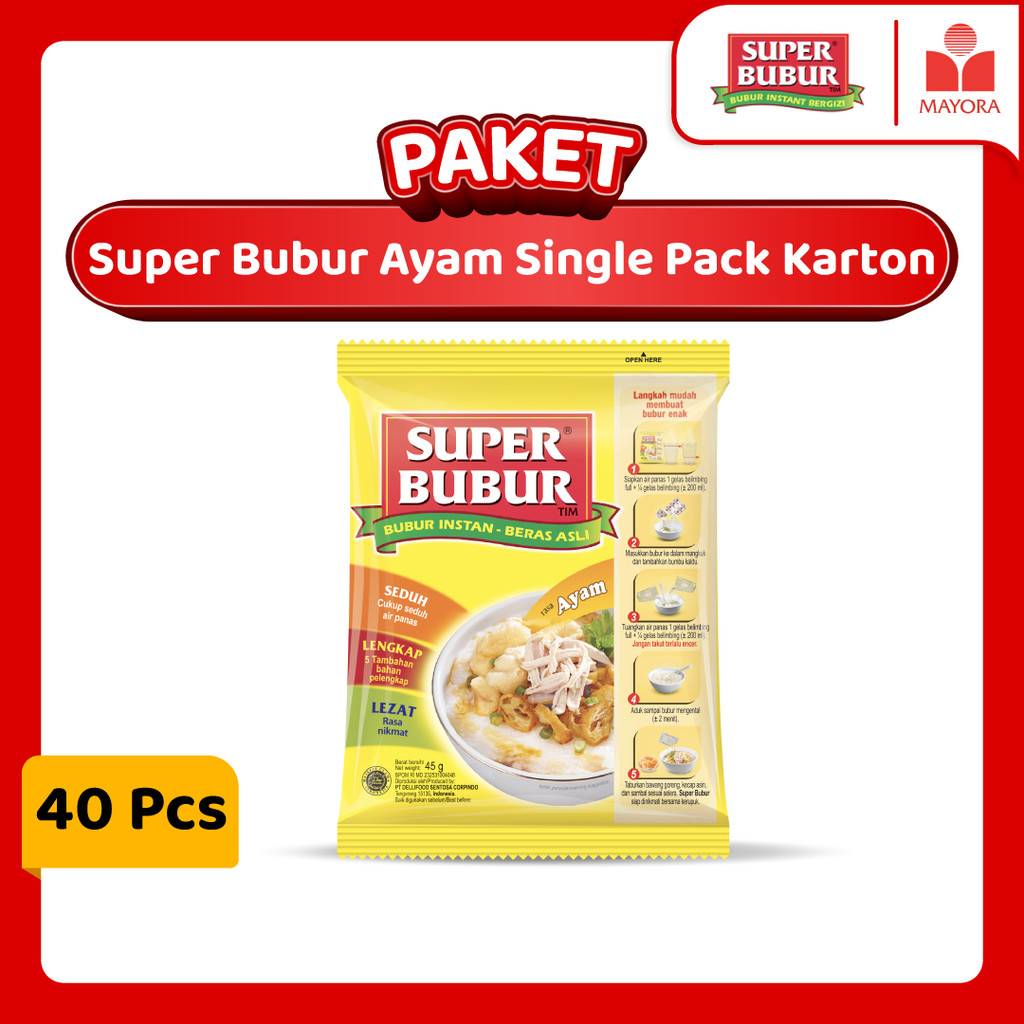 

Paket Super Bubur Ayam Single Pack Karton