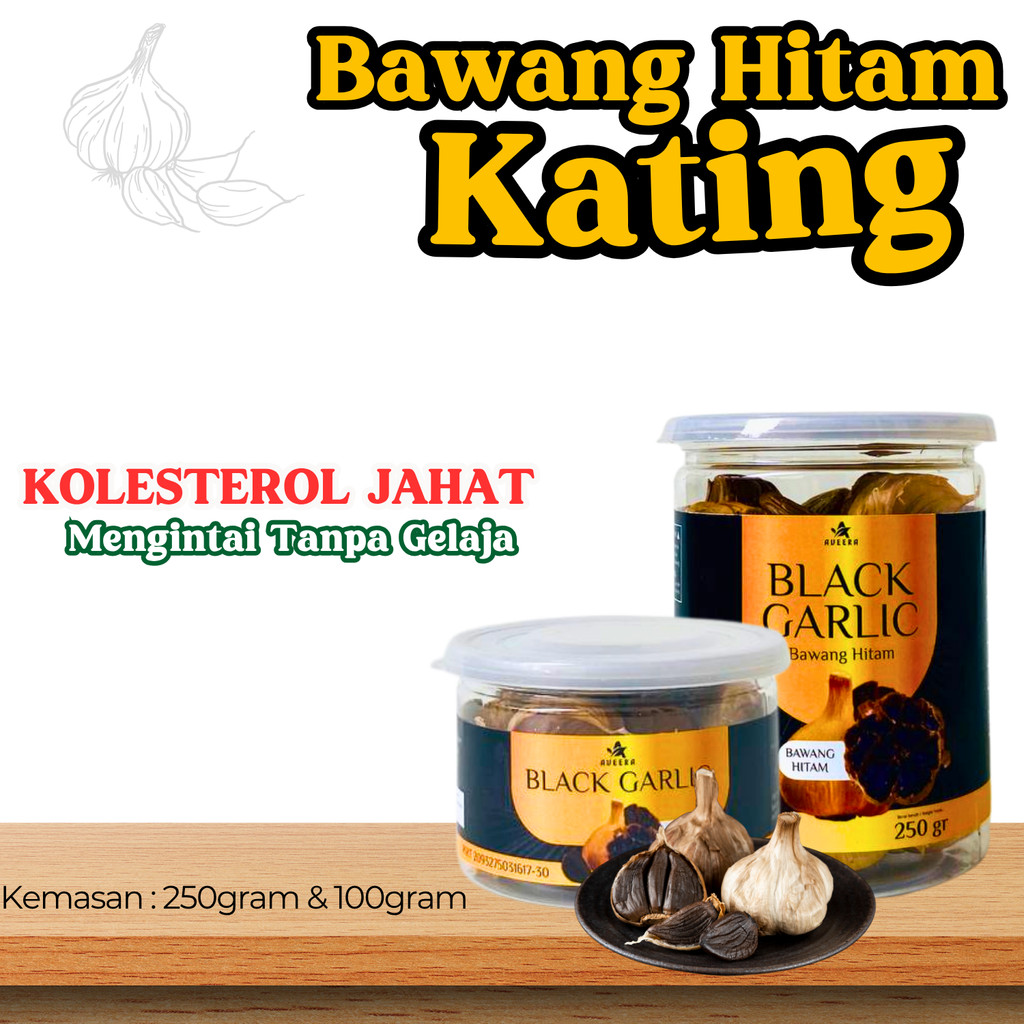 

Black Garlic Solo Bawang Hitam Kating Premium 250gr Rasa Manis Kaya Manfaat Alami
