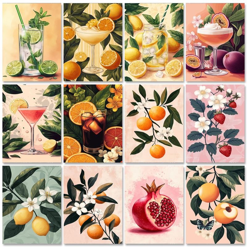 

RUOPOTY Illustration Diy Painting By Numbers For Adults Kits Flower Picture With Numbers Acrylic Paint On Canvas Handmade Diy Cr