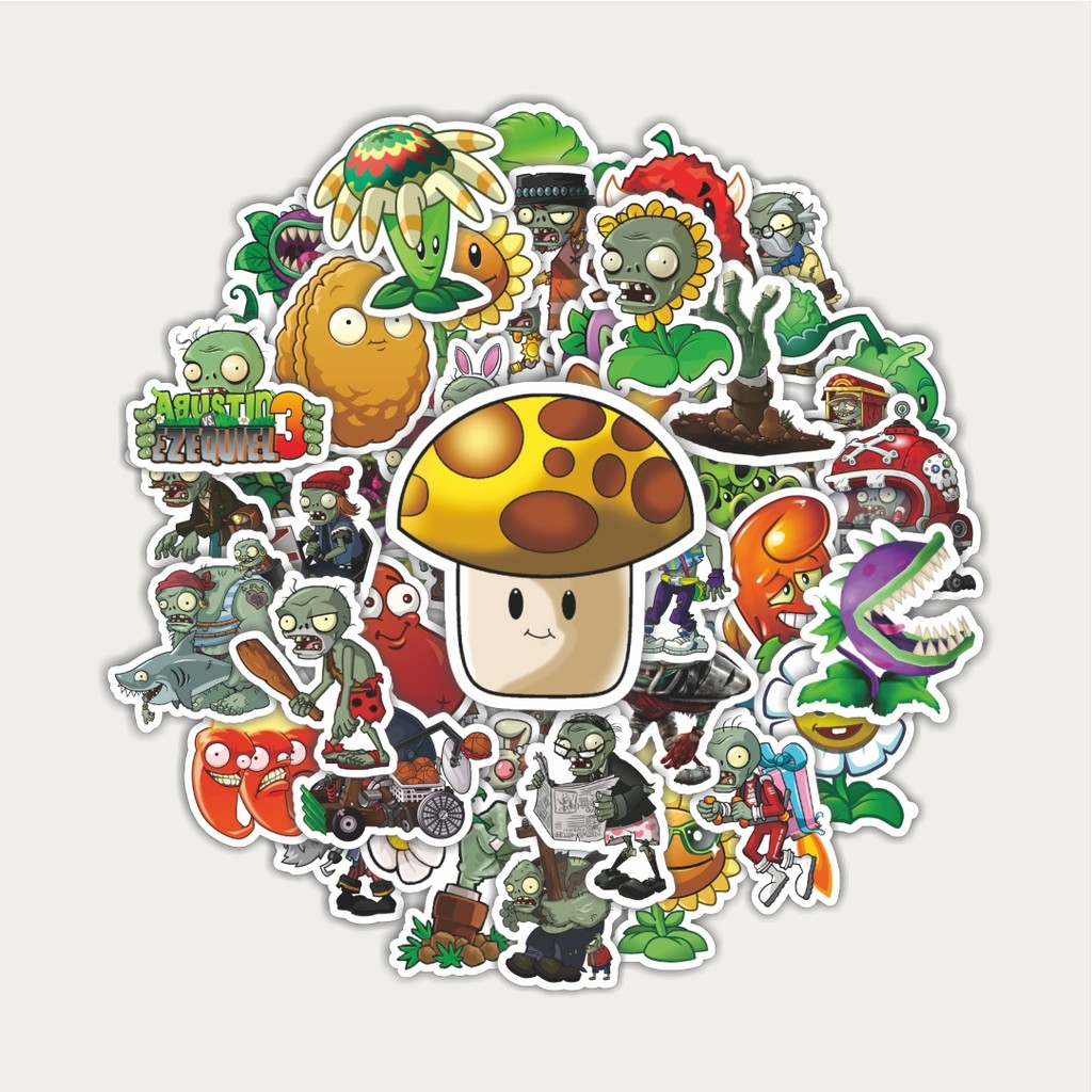 

Sticker Pack Stiker Game Series PLANT vs ZOMBIE Character Mix 9 | Sticker TUMBLR | Stiker LAPTOP KOPER HELM