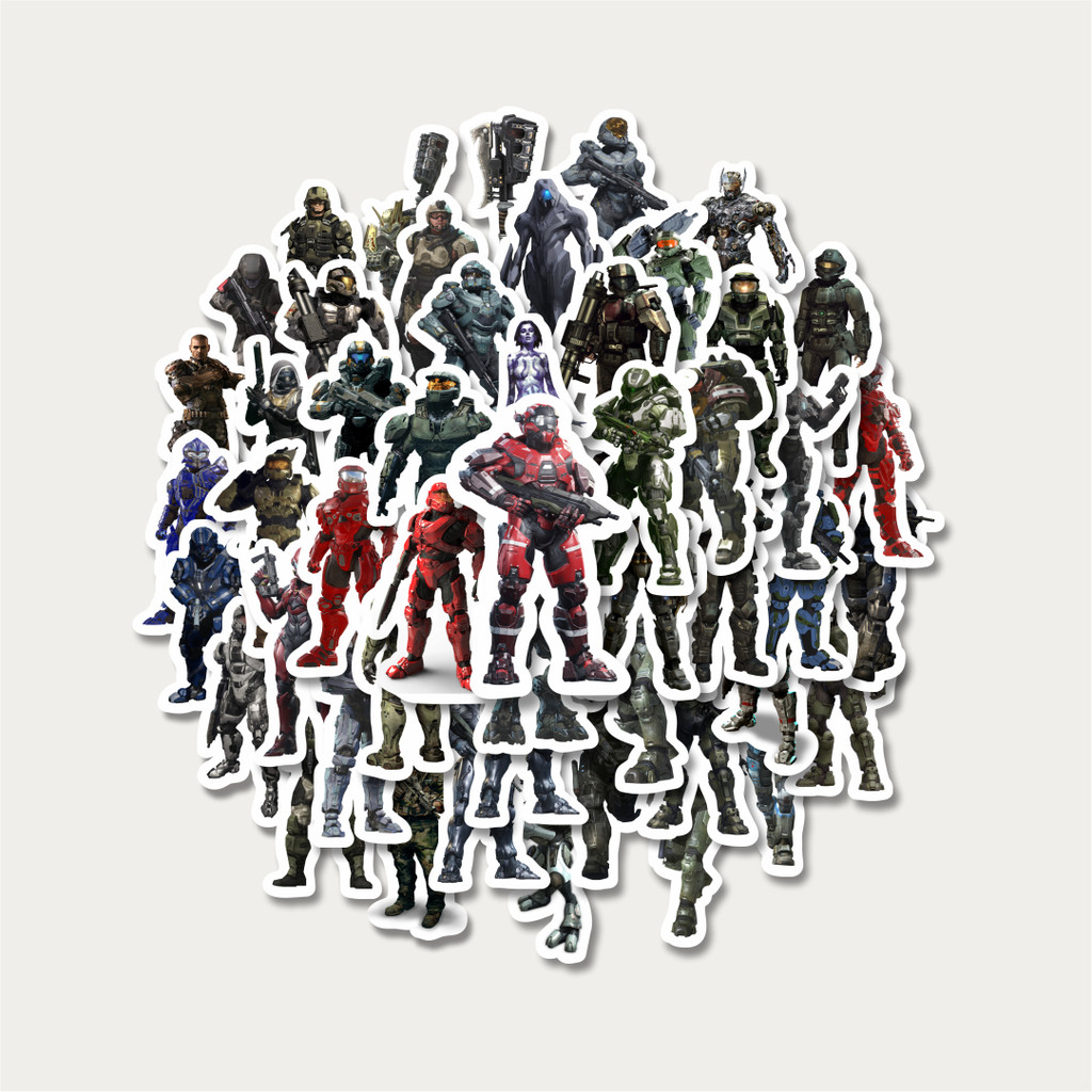 

Sticker Pack Stiker Game Series Halo Karakter Mix 2 | Sticker TUMBLR | Stiker LAPTOP KOPER HELM