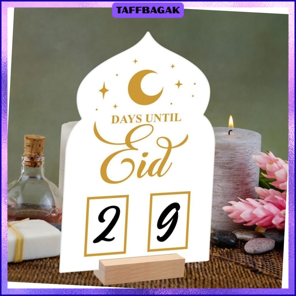 

Kalender Ramadhan Puasa Acrylic Ramadan Calendar Decoration - TK007