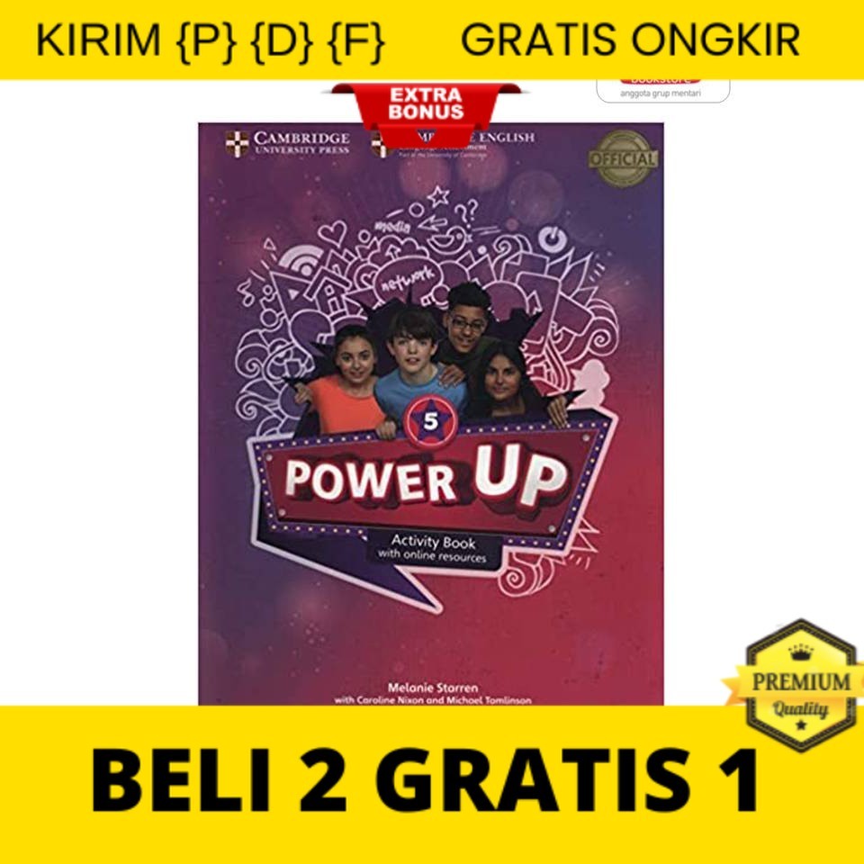 

{P} {D} {F} Power Up 5 - Activity Book w/Online'