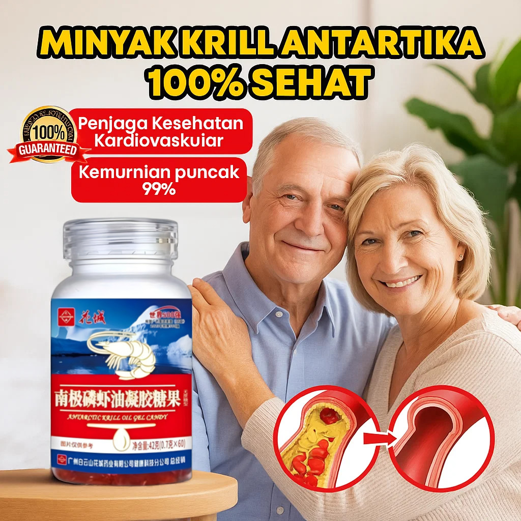 

❤️Beli 1 Gratis 1❤️Minyak krill laut dalam Antartika (kemurnian tinggi) Astaxanthin alami Omega-3 Meningkatkan sirkulasi darah, memelihara kesehatan jantung dan pembuluh darah