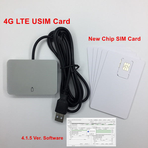 OYEITIMES LTE WCDMA ICCID SIM USIM 4G Card Reader writer Programmer With 5pcs Blank Programable Card