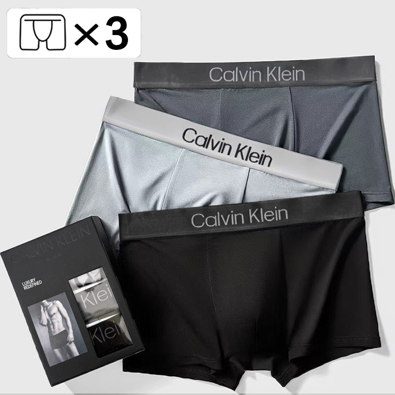 100% ORI Celana dalam pria Calvin Klein celana dalam berbahan katun asli asli