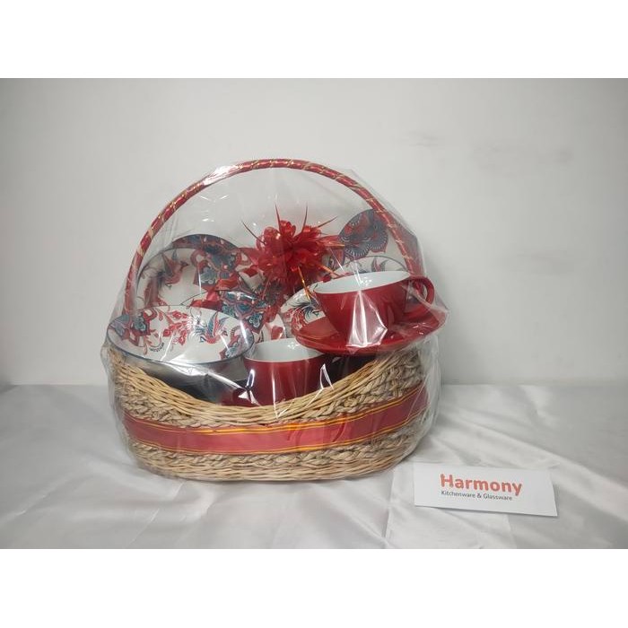 Parcel / Hampers piring mangkok keramik winston