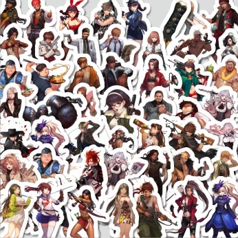 

Stiker Cutting Pack Stiker Game Series Black Survival Character Mix 2 Isi 100Pcs Series Aesthetic Lucu Keren Untuk Koper Bahan Vynil