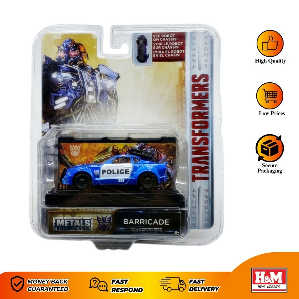 Jada Transformers 1/64 Barricade Police