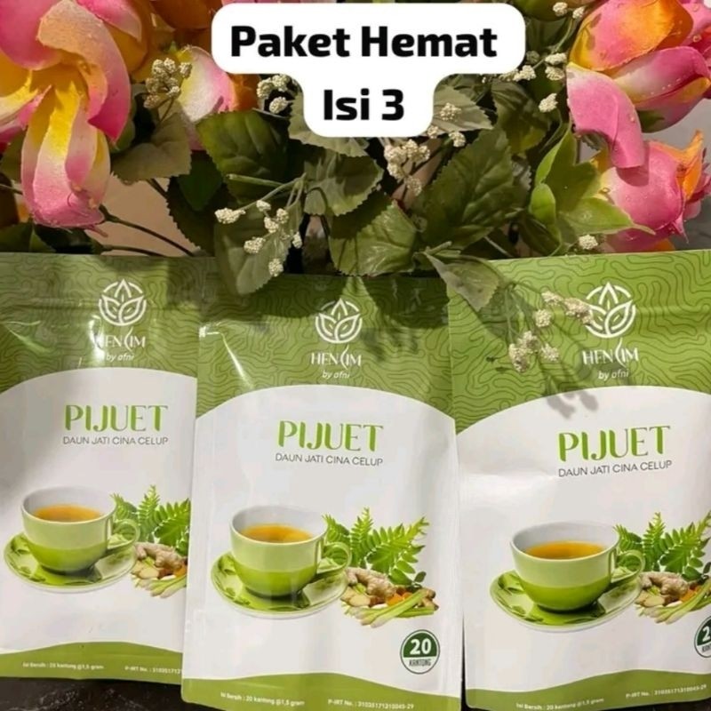 

READY pijuet - 3 pc teh pijuet by afni pijuetea