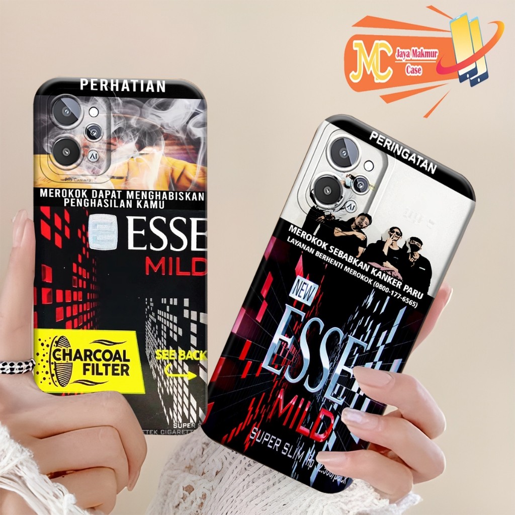 SOFTCASE REALME c31 c35 c33 c63 c51 c53 c51s c55 c21y c25y c21 narzo 50a 50a prime Motif Rokok - Cas