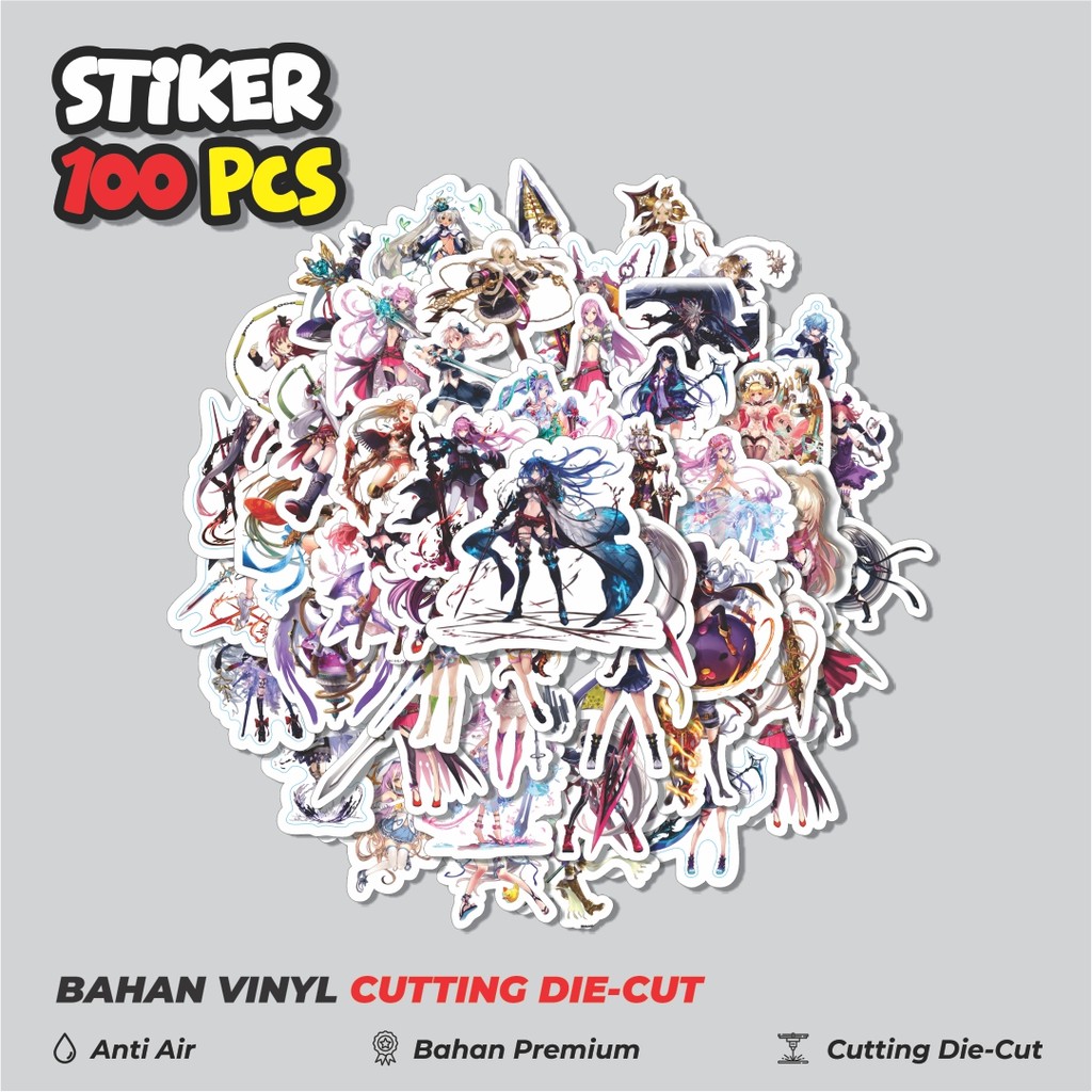 

Terbaru! 50 pcs Stiker Game Series Phantom Of The Kill Karakter Mix 1 Dekorasi Lucu Kreatif untuk Notebook, Skateboard, HP