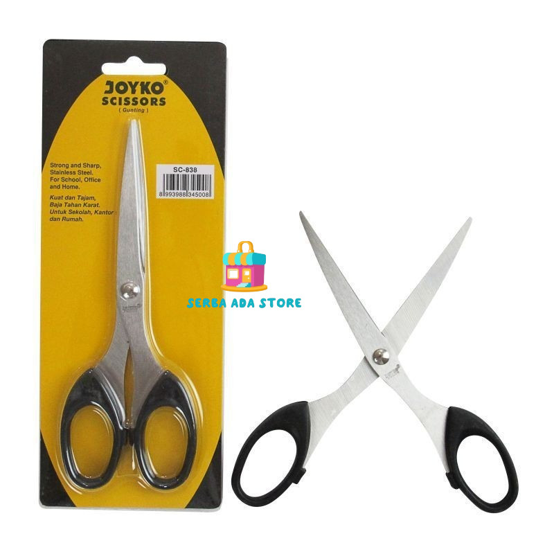 

Gunting Joyko Plastik Grip Scissors SC-828 SC-838 - SAS88