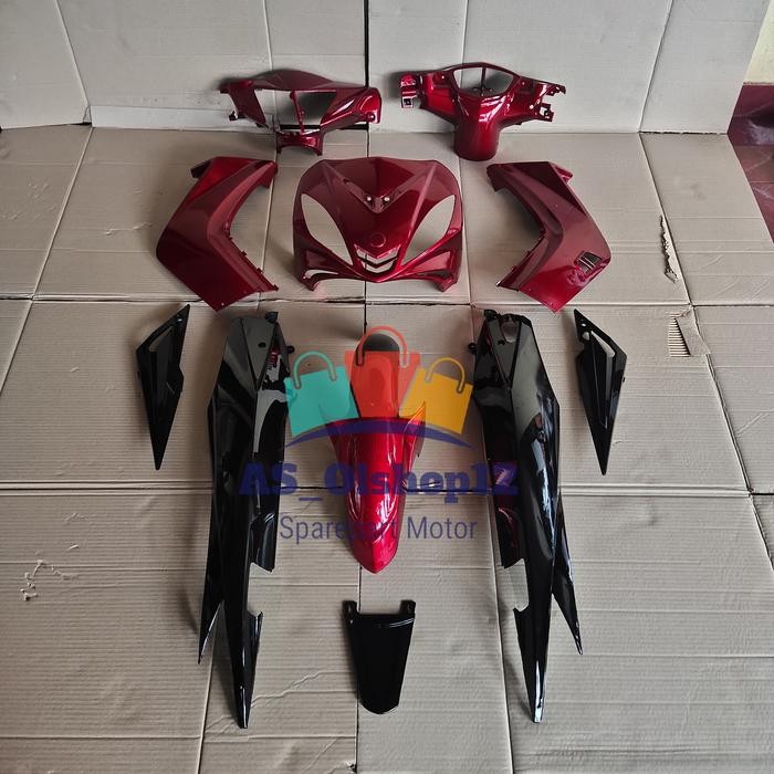 FULL BODY HALUS JUPITER MX 135 OLD / LAMA MERAH HITAM
