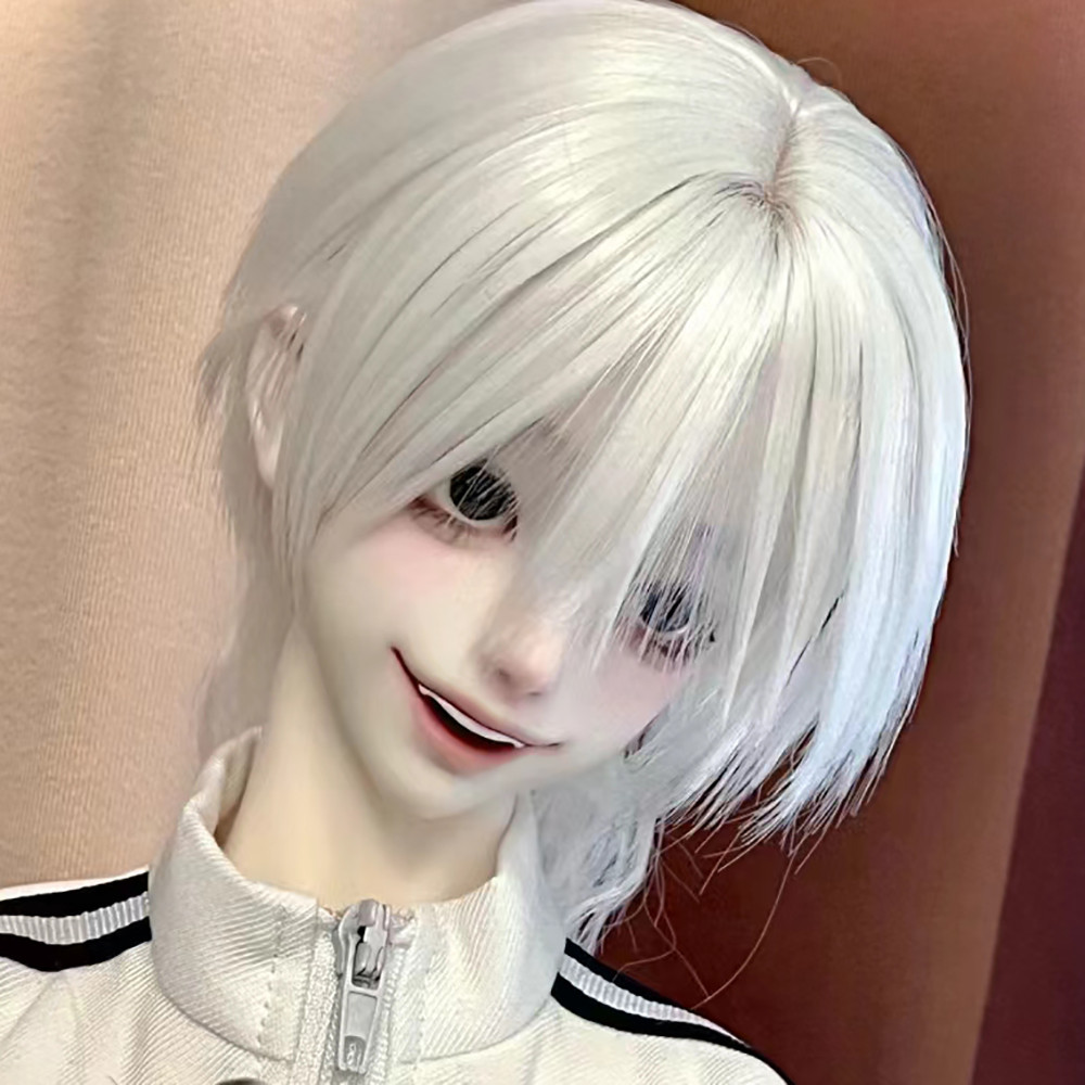 New 1/4 BJD Doll Head With Boy Body No Face up Resin BJD Doll Smile Boy NudeDoll Ball Jointed Dolls 