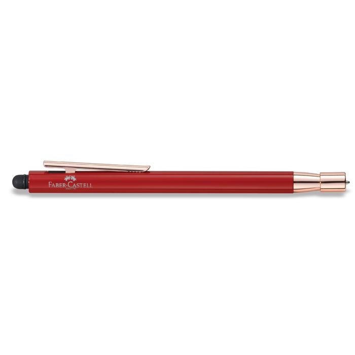 

Faber-Castell Neo Slim Ballpoint Stylus Oriental Red, Rose Gold Chromed - -