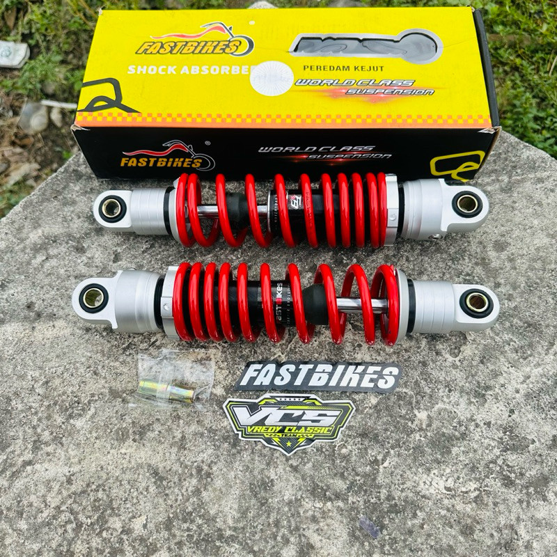 shok JUPITER FIZ  R VEGA R FASTBIKES 280mm MERAH SHOCK JUPITER VEGA R FIZ R