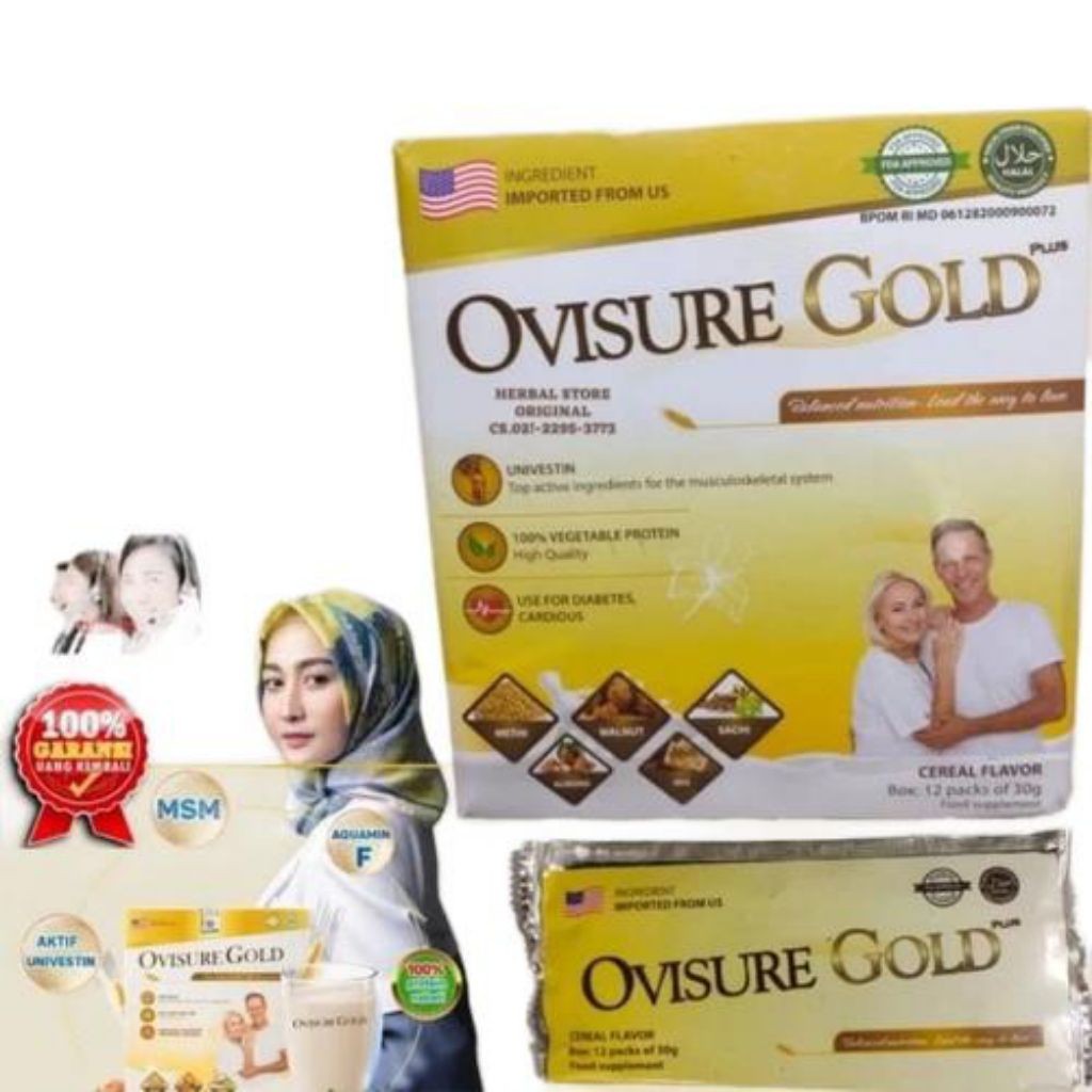 

OVISURE GOLD Susu Tulang Dan Sendi Original 12 Sachet