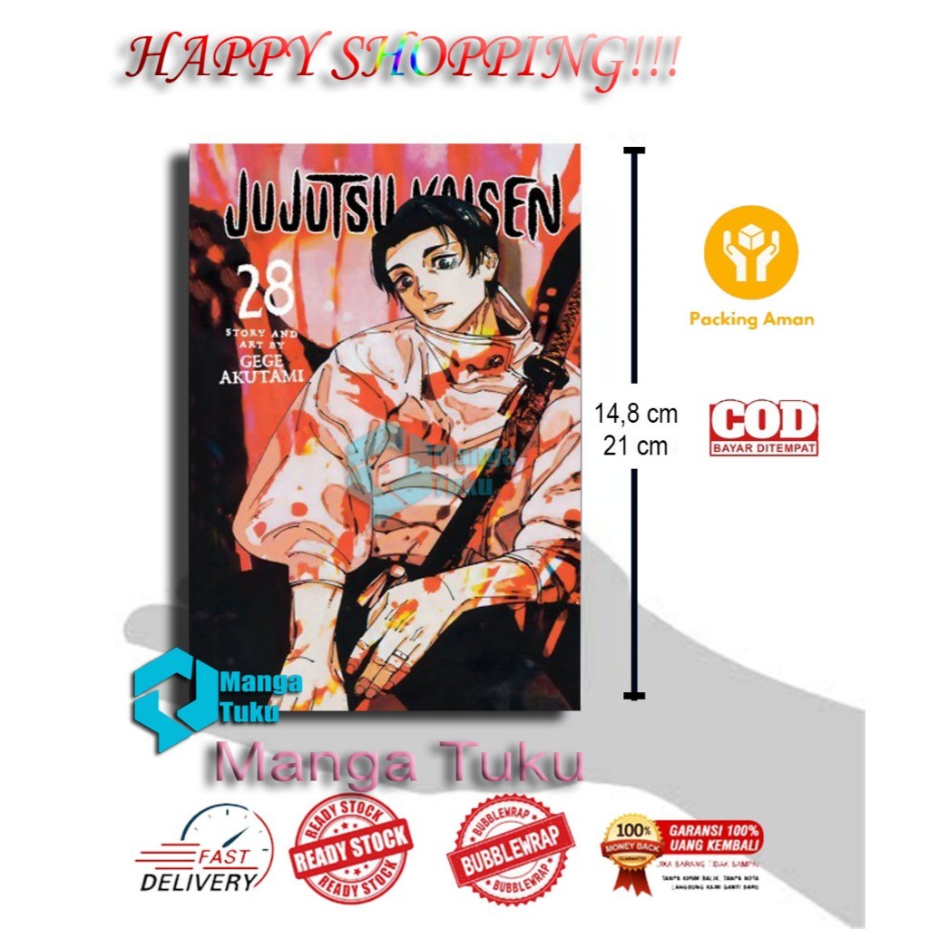 Komik manga Jujutsu Kaisen, Vol 28  (English) - Manga Tuku
