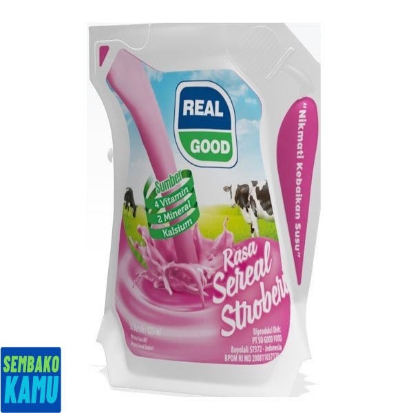 

Realgood Milk Strawberry 125 ml - Susu