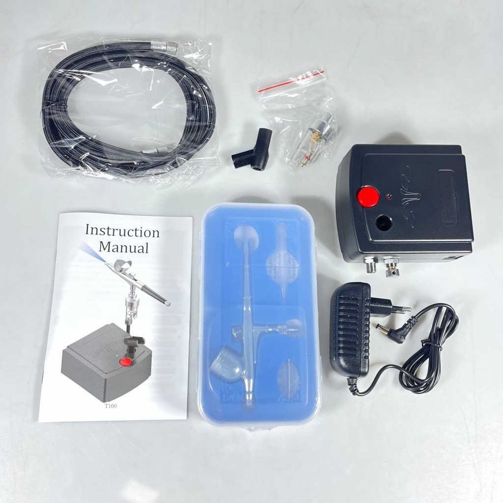 

AGNGSTR Humble Mini Airbrush Automatic Stop Double Action Spray Paint Art - T100