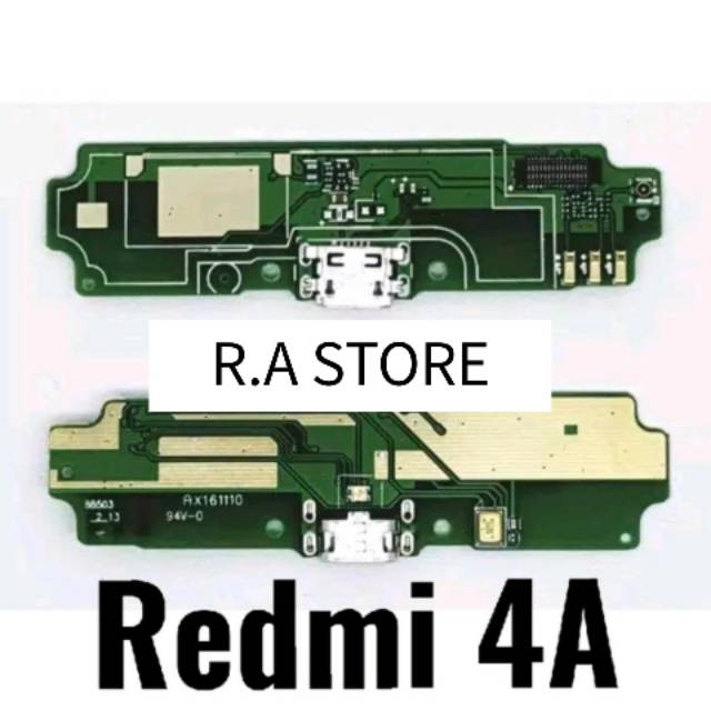 PAPAN CHARGER + IC Xiaomi Redmi 4A ORIGINAL CON T/C /HF/MIC / FULL KOMPONEN IC / Flexi Flexibel Flex