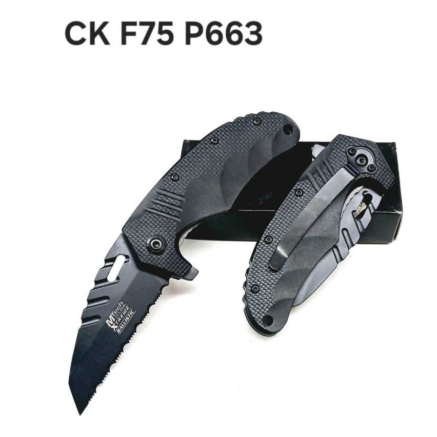 Pisau Lipat Mini & Barnekel Taktis CK F75 P663 – Portable & Praktis