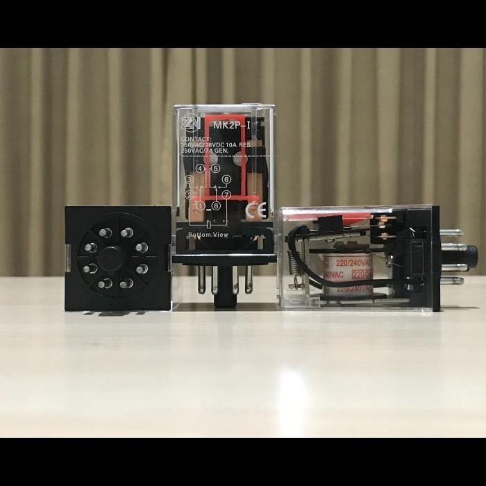 ZL99 RELAY MK2P ZN 8 PIN 10A DC 12V DC 24V AC 220V - AC 220V