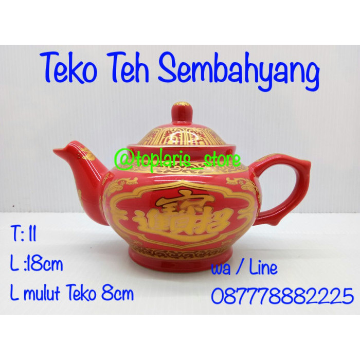 Teko Teh Sembahyang Keramik Rekomended 01