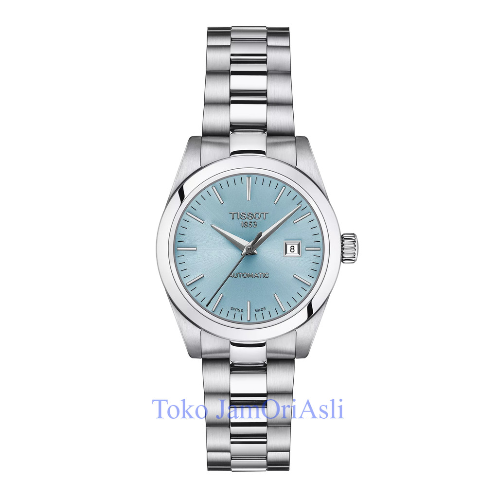 Promo Original Jam Tangan Wanita TISSOT T-MY Lady Automatic T132.007.11.351.00 Blue Tifanny Swiss Ma