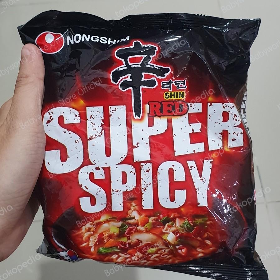 

Nongshim Red Super Spicy Ramyun Kuah Mie Instan Import 140gr