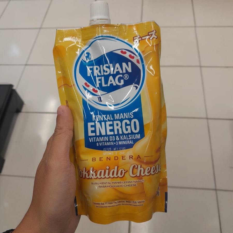 

Frisian flag Energo Pouch Susu Kental Manis HOKKAIDO CHEESE 240ml