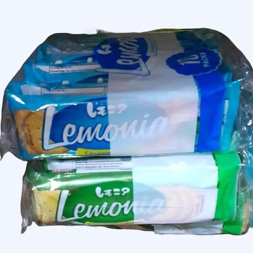 

Lemonia Biskuit Lemon Renyah Pack Rasa LEMON / KELAPA ( isi 10 sachet / pack )