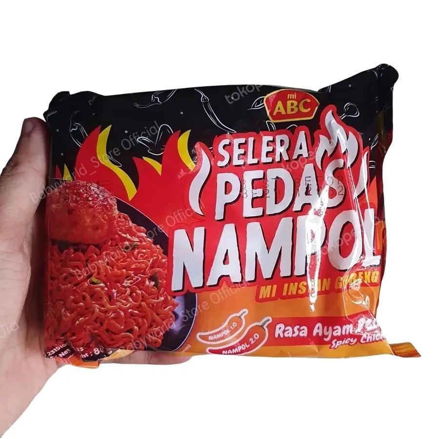 

Mi ABC Selera Pedas Nampol mie instan Goreng Rasa Ayam Pedas