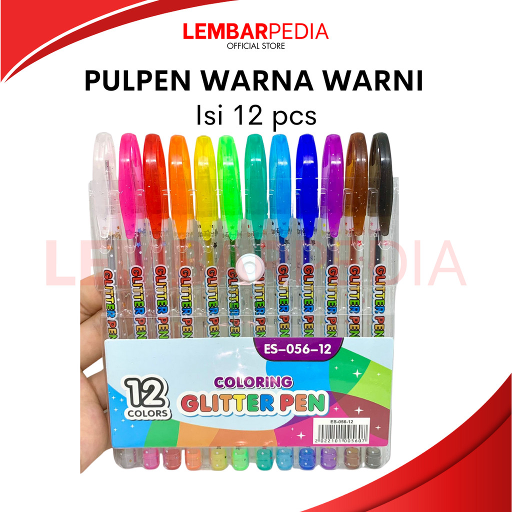

PEN GEL GLITTER PELANGI BLINK BLINK 12 WARNA